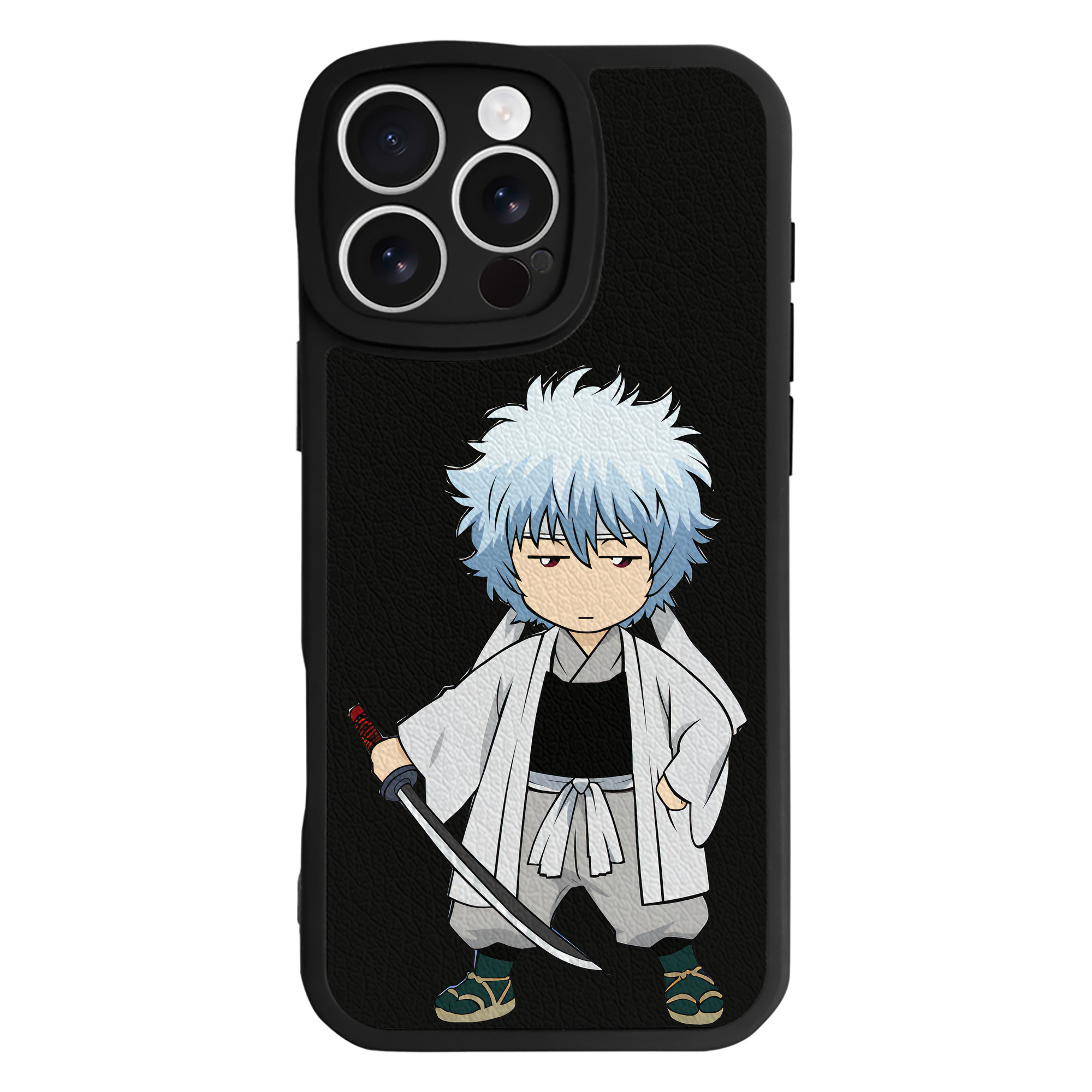 （画像用） ぎんたま 坂田銀時（さかたぎんとき） 神楽 志村新八（しむら しんぱち） GINTAMA Sakata Gintoki Kagura Shimura Shinpachi 【iPhone 16シリーズ対応】シリコンスマホケース（レザー調） 材質：シリコン